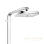 душевая система hansgrohe raindance select e 300 2jet showerpipe 27126400 белый/хром