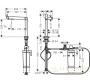 смеситель для кухни hansgrohe aqittura m91 76804670 с подключением к фильтру