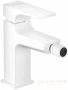 смеситель для биде hansgrohe metropol 32520700, белый матовый