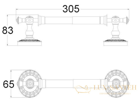 бумагодержатель  zorg sl azr 07 sl, серебро