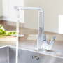 смеситель grohe eurocube 31255000 для мойки, хром