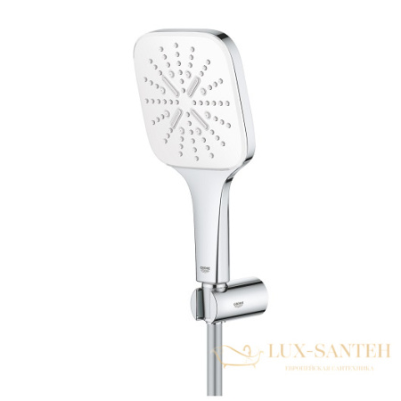 душевой гарнитур grohe rainshower smartactive 130 cube 26589ls0, белый