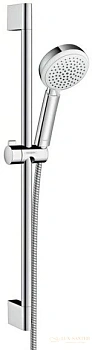 душевой гарнитур hansgrohe crometta 100 vario 26651400 белый/хром