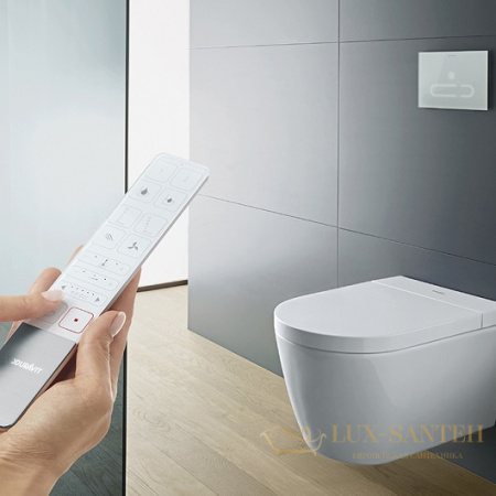 крышка-биде duravit sensowash 612000012000320 starck f plus, белый