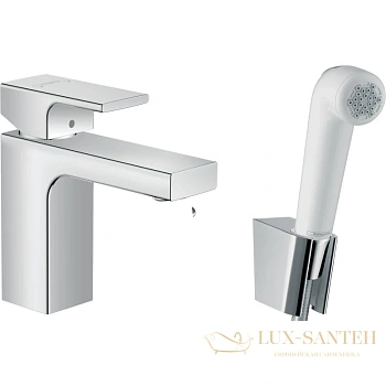 набор раковины hansgrohe vernis shape 71216000 с гигиеническим душем, хром