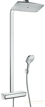 душевая система hansgrohe raindance select e 360 showerpipe 27112000 хром