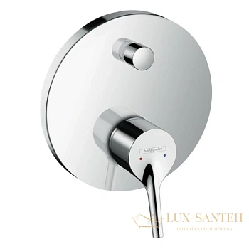 смеситель для ванны hansgrohe talis s 72406000, хром