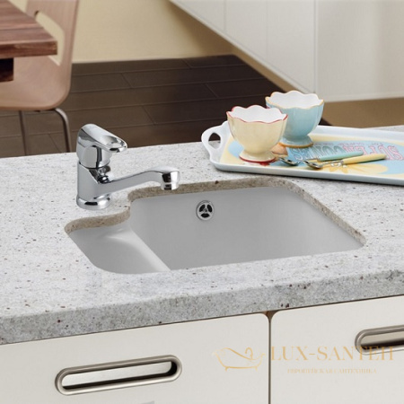 кухонная мойка villeroy & boch cisterna 60b 670201r1 ceramicplus 545х440 мм, белый