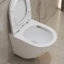 подвесной безободковый унитаз belbagno sfera-r bb046ch-tor, белый