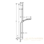 душевой гарнитур hansgrohe pulsify select 105 3jet relaxation 24170000 хром