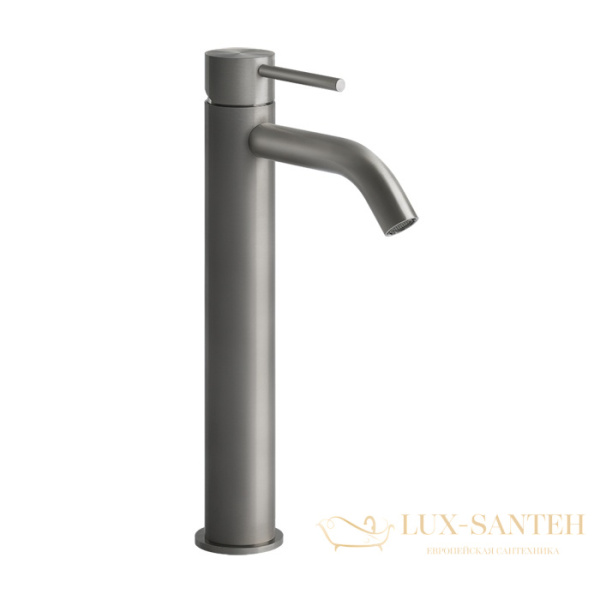 смеситель высокий для раковины gessi 316 flessa 54009.239, steel brushed