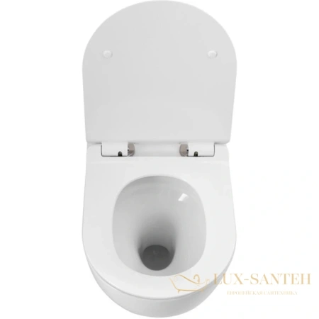 подвесной безободковый унитаз belbagno sfera-r bb046ch-tor, белый