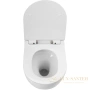 подвесной безободковый унитаз belbagno sfera-r bb046ch-tor, белый