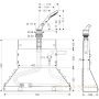 душевой набор axor starck, 19418000, secuflex на край ванны, с ручным душем, хром