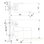 смеситель lemark status lm4414c для ванны, хром