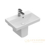 раковина villeroy & boch avento 4a0055r1 ceramicplus 550х370 мм, белый