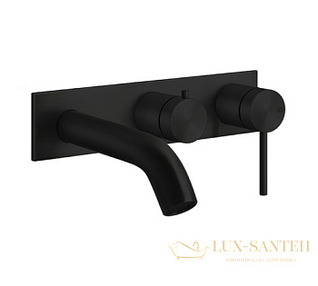 смеситель gessi 316 bath 54136.299 для ванны, внешняя часть, black xl