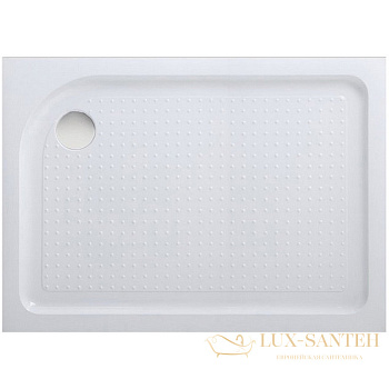 акриловый поддон для душа belbagno tray tray-bb-ah-120/80-15-w-l 120x80 l, белый