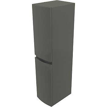 шкаф пенал cezares vague 44326 30 см подвесной, grigio talpa opaco