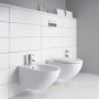 подвесной безободковый унитаз duravit architec 45720900a1 rimless, белый