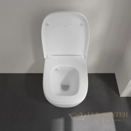 подвесной безободковый унитаз villeroy & boch antheus 4608r0r1, альпийский белый