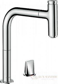 смеситель для кухни hansgrohe metris 73804000