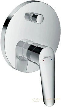 смеситель для ванны hansgrohe logis e 71404000, хром