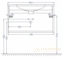 тумба под раковину jacob delafon madeleine 80x46 eb2053-j5