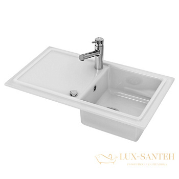 кухонная мойка duravit cassia 60 7513860000 860х510 мм, белый