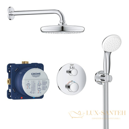 душевая система grohe grohtherm 34727000, хром