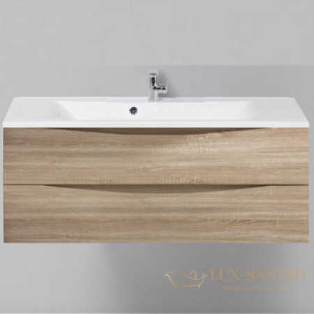 тумба под раковину belbagno marino marino-1200-2c-so-wo-p 120 см подвесная, rovere bianco