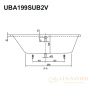 акриловая ванна villeroy & boch subway uba199sub2v-01 прямоугольная 190 х 90 см, белый