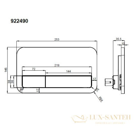 комплект унитаз с инсталляцией и клавишей смыва villeroy & boch o.novo 5660 d3 01, 