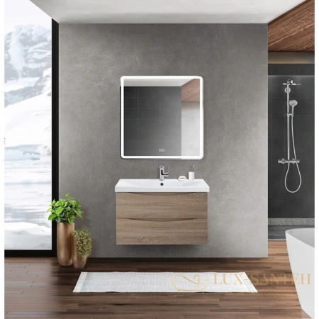 тумба belbagno marino marino-cer-800-2c-so-wo-p 76,2 см, rovere bianco