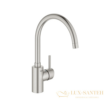 смеситель grohe concetto 32661dc3 для мойки, сталь