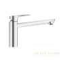 смеситель grohe bauedge 31693000 для мойки, хром