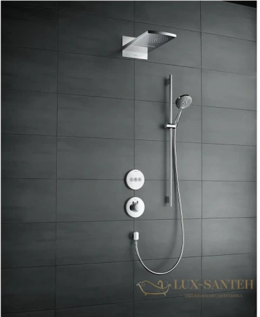 верхний душ hansgrohe rainfall 180 air хром 28433000