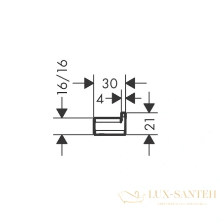 крючок hansgrohe addstoris 41742700 матовый белый