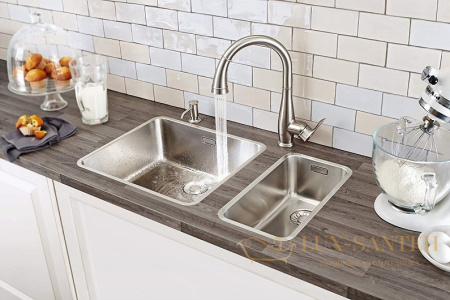 смеситель grohe parkfield 30215dc1 для мойки, сталь