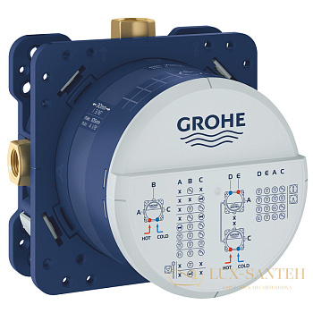 универсальная встраиваемая часть grohe rapido smartbox, 35604000