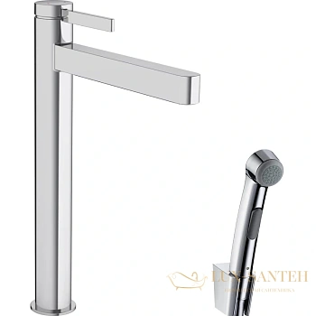 смеситель для раковины hansgrohe finoris 76220000 260 с гигиеническим душем