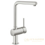 смеситель grohe minta 31375dc0 для мойки, сталь