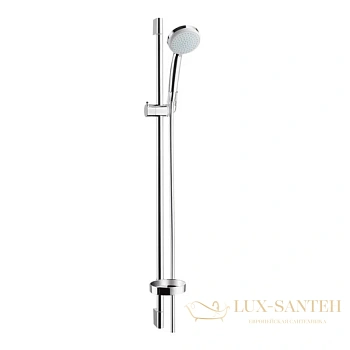 душевой гарнитур hansgrohe croma 100 27653000 ecosmart, хром