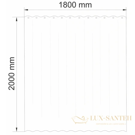 штора wasserkraft nau sc-77103 для ванной комнаты, мультиколор