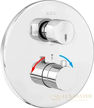 смеситель для ванны с термостатом e.c.a. thermostatic, 102167215ex-yde, хром