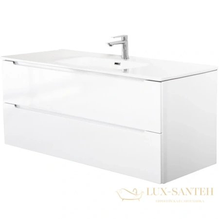 тумба belbagno etna etna-1200-2c-so-bl-p 119,6 см, bianco lucido