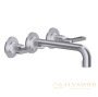 встраиваемый смеситель gessi inciso 58090.149 для раковины,  finox brushed nickel