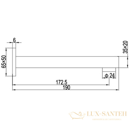 излив rgw shower panels 21140949-01 для смесителя sp-149, хром