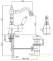 смеситель cezares vintage vintage-bsm2-02-sw для биде, бронза