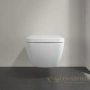 подвесной безободковый унитаз villeroy & boch collaro 4626hs01 с сиденьем микролифт, альпийский белый